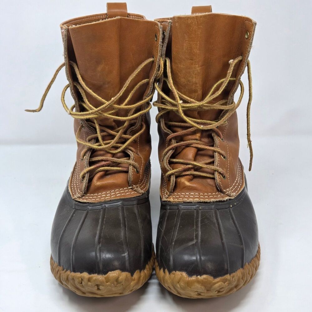 Vintage L.L. Bean Bean Boots Duck‎ Boots Men's 13 GN Made in USA 1980s